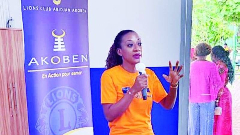 De Almeida Marie-Paule, présidente de la Fondation « Dys Moi qui tu es », a présenté la mission de la structure. (Ph: Dr)