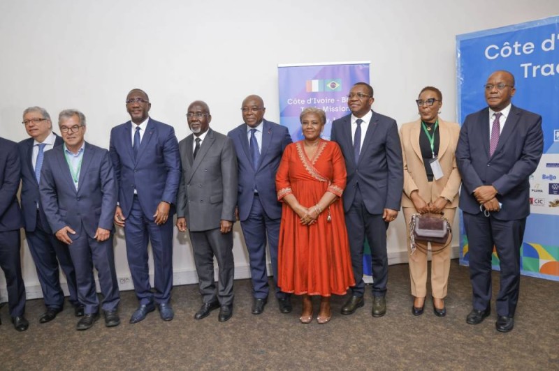C'est le ministre du Commerce et de l'Industrie, Souleymane Diarrassouba qui a présidé la cérémonie d'ouverture de ce forum d'affaires. (Ph: Dr)