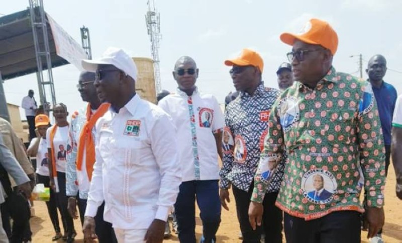 Léon Kacou mobilise pour la candidature du Président Alassane Ouattara. (Ph: Dr)