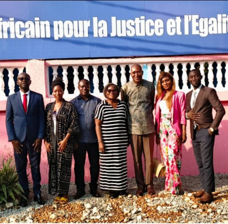 La délégation de l’Ong Tolérance in the world était dans les locaux du Cojep. (Ph: Dr)