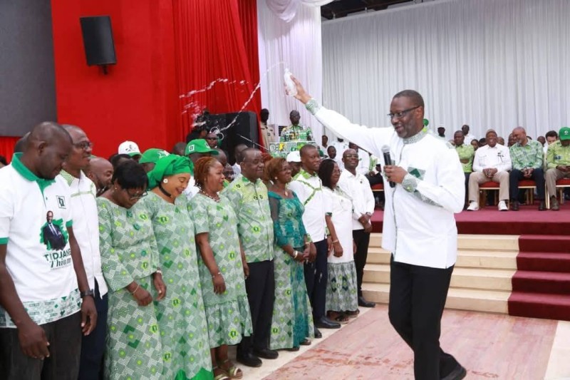 Tidjane Thiam  a reçu le soutien des enseignants militants du Pdci-Rda. (Ph: Dr)