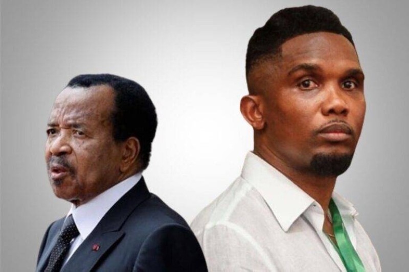 Le Chef de l'Etat a profité d'une rencontre pour parler à Samuel Eto'O. (Dr)