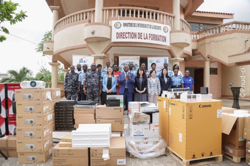 Ce don d’équipement marque une étape significative dans l'affirmation d'une sécurité de proximité efficace et durable en Côte d'Ivoire. (Ph: Dr)