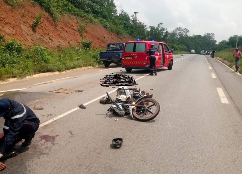 Un accident de la route. (Ph: Dr)