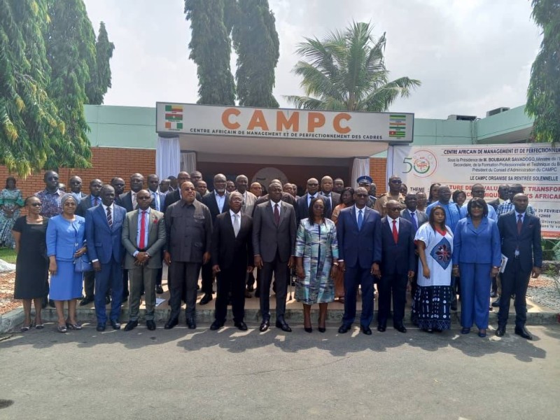 Le Campc est désormais le leader de la formation professionnelle en Afrique. ( Franck YEO)