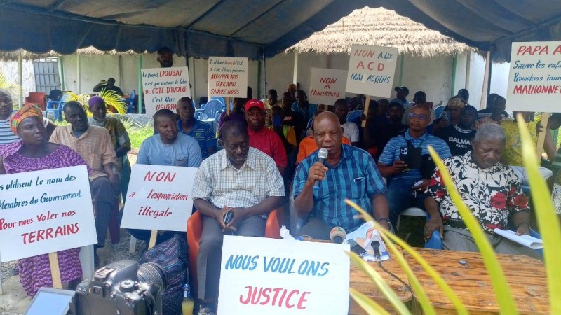 Des acquéreurs demandent l'intervention du Président Alassane Ouattara. (Ph: Dr)