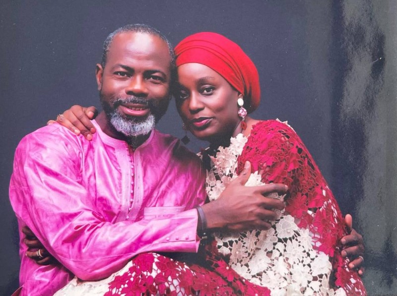 Le couple Coulibaly reluisant d'amour et de complicité. (Ph: Dr)