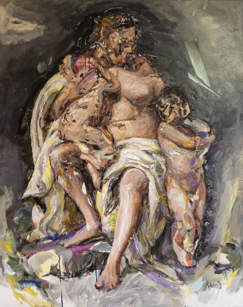 Une œuvre de Julien Kando. (Ph: Dr)