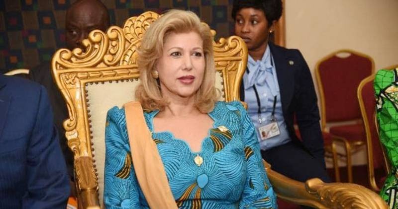 La Première dame Dominique Ouattara. (Ph: Dr)