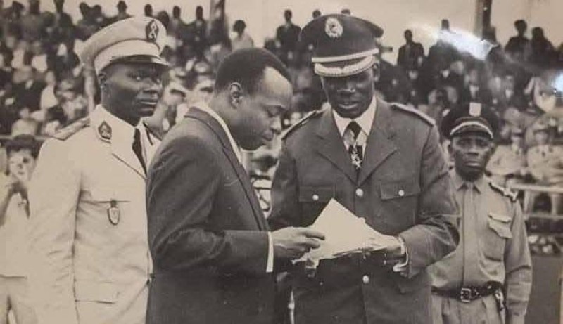 Le colonel Ouloto Tiédé Victor (de face) n'est plus. (Ph: Dr)