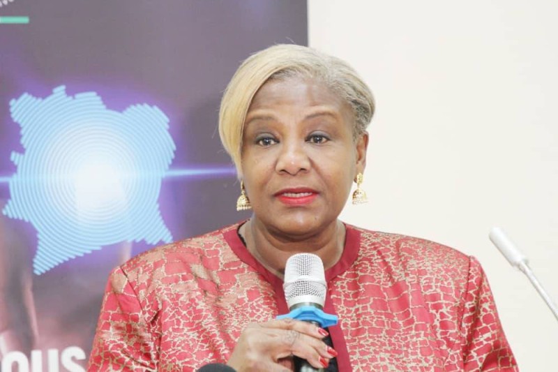 Mme Solange Amichia, directrice générale du Cepici. (Ph: Joséphine Kouadio)