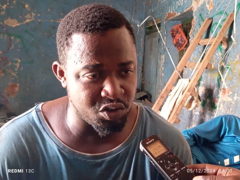 Siriki Kabré, jeune mécanicien au Ghana, depuis près de 15 ans. (Ph: Abdoulaye Coulibaly)