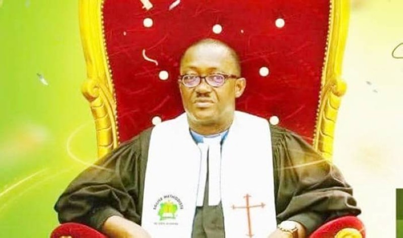 Le Très révérend Moudé Anoh Séraphin remplace Bishop Benjamin Boni. (Ph: Dr)