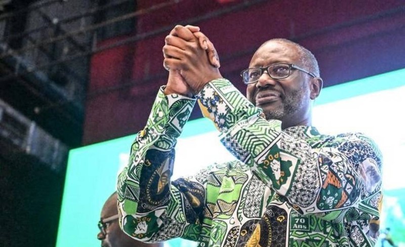 Tidjane Thiam, le président du Pdci-Rda vient d'enlever une pine de son pied