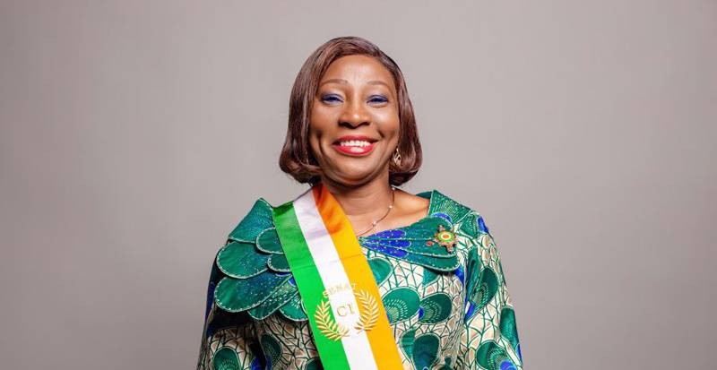 Kandia Kamissoko Camara, présidente du Sénat ivoirien. (Ph: Dr)