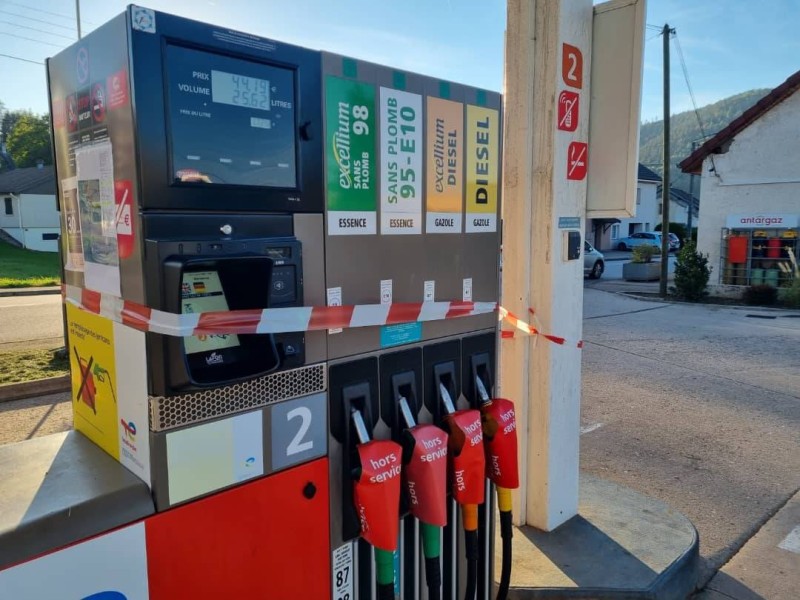 Une station d'essence. (Ph:DR)