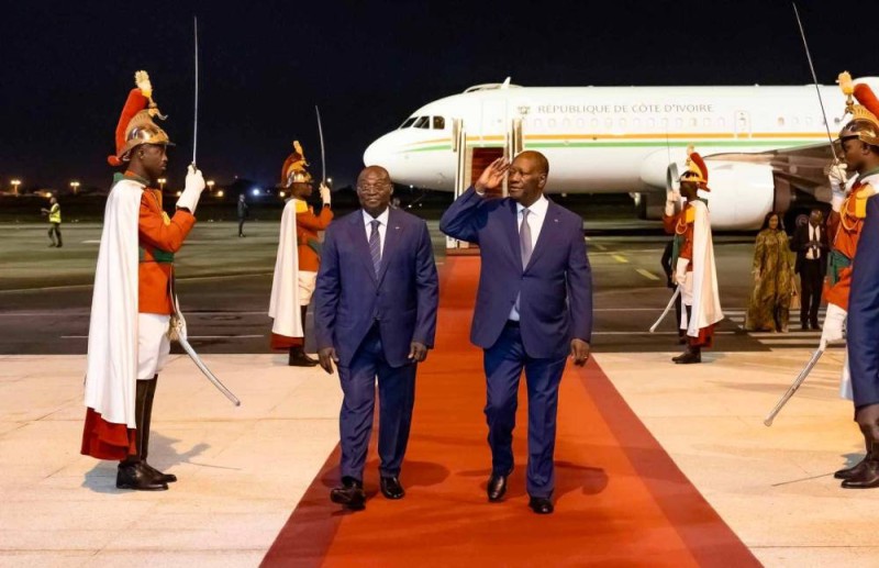 Le Chef de l'Etat, Alassane Ouattara a regagné Abidjan. (Dr)