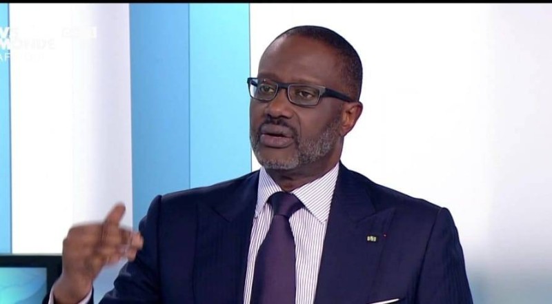 Tidjane Thiam était l’invité du journal Afrique de Tv5monde. (Ph: Dr)
