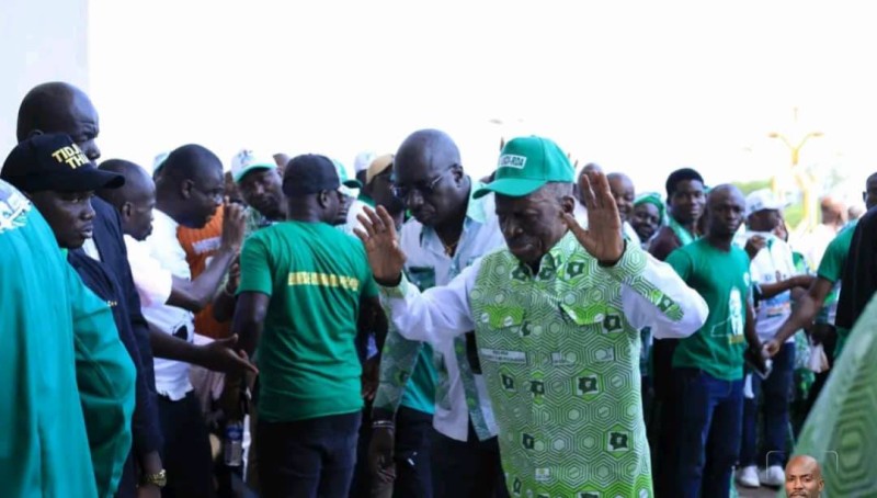 Le président honoraire du PDCI, Cowppli-Bony. (Ph: Dr)