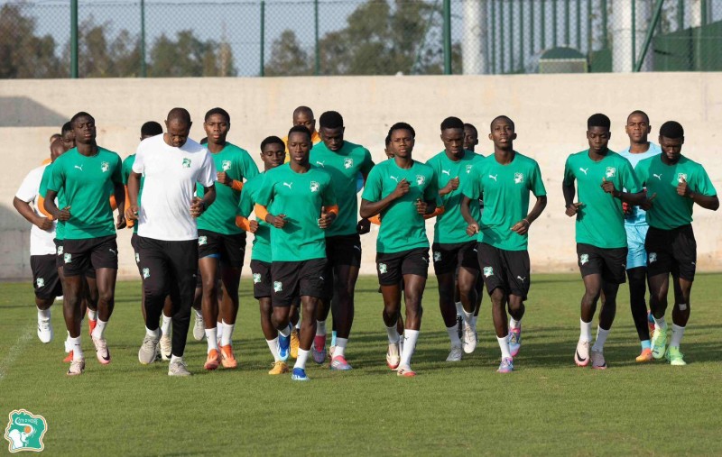 Les Éléphants U17 au labo pour affronter le Mali. (Ph: Dr)