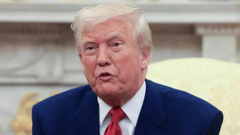 Le Président des États-Unis, Donald Trump.
