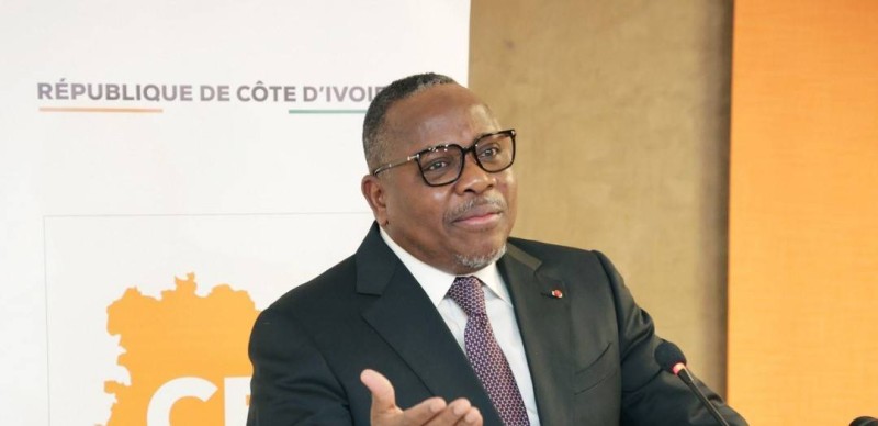 Le président de la CEI, Coulibaly Kuibiert