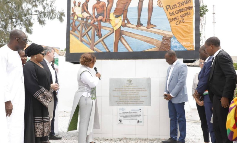 Le monument en hommage aux victime de la crise postélectorale