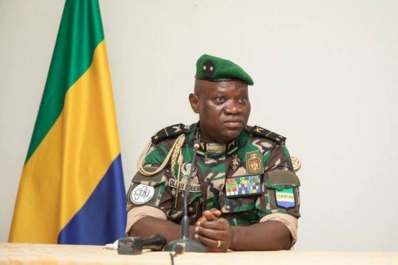 Le général Brice Oligui Nguema