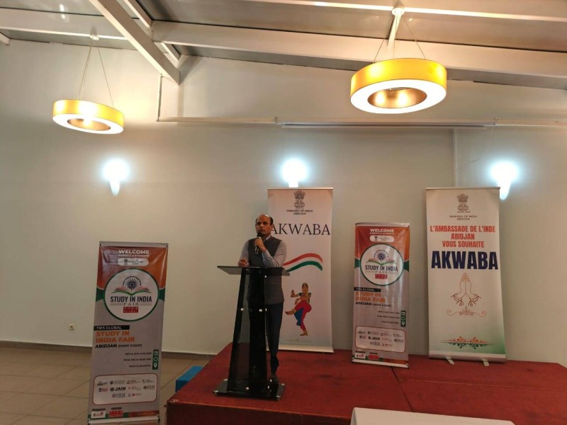 L’ambassadeur de l’Inde en Côte d’Ivoire, Dr Rajesh Ranjan. (Ph: Dr)