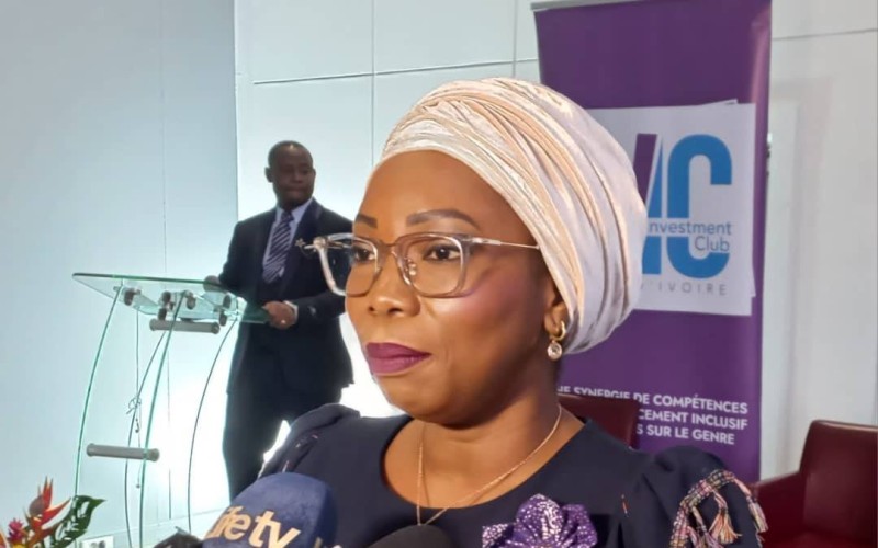 Mme Manon Karamoko Coulibaly présidente de wic académie Côte d'Ivoire