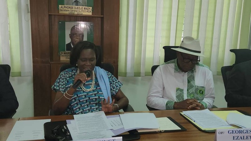 Dr. Simone Ehivet Gbagbo, porte-parole de la Cap-Côte d’Ivoire. (DR)
