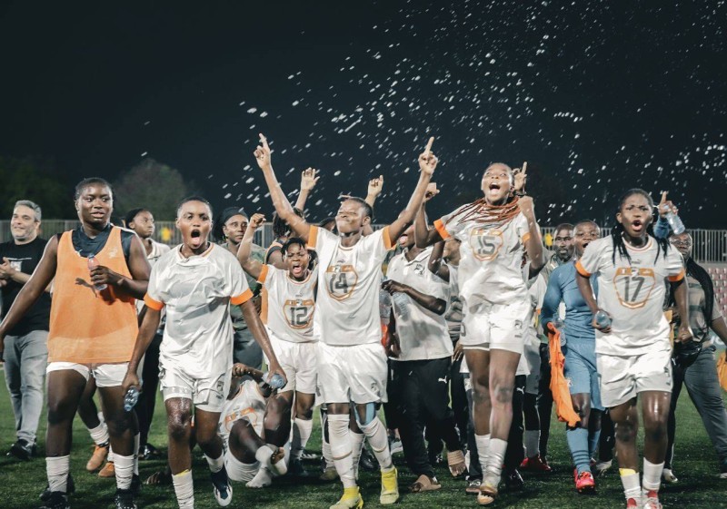 La joie des Ivoiriennes après leur qualification