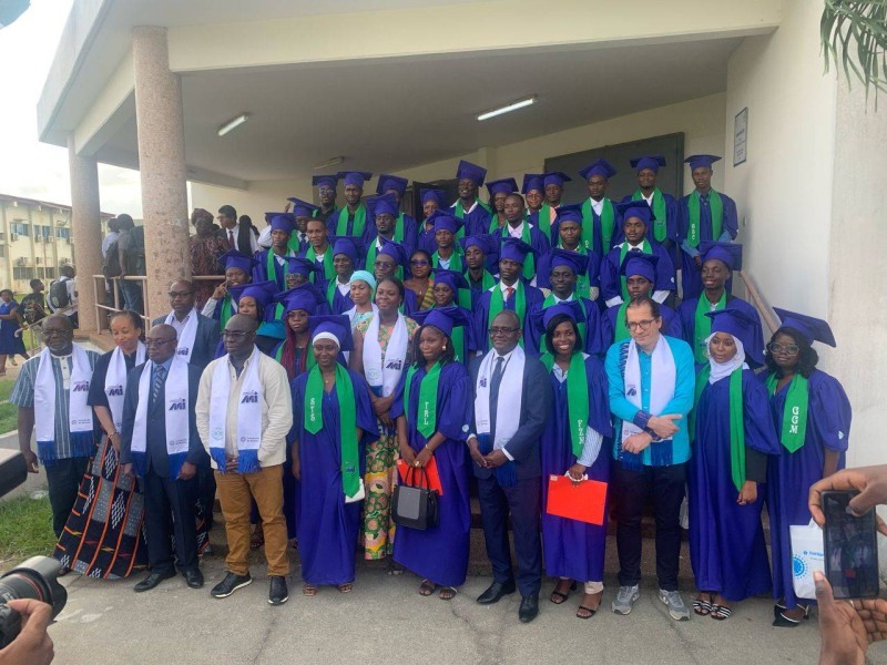 Les diplômés étaient tous heureux. (Ph: Dr)