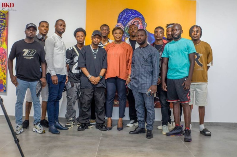 Les artistes-peintres en mode vernissage et exposition. (DR)