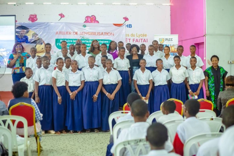 Les filles se sont félicité de l'atelier (DR)