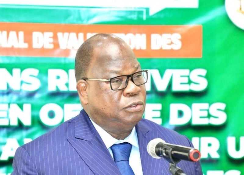 Laurent Tchagba, ministre des Eaux et Forêts
