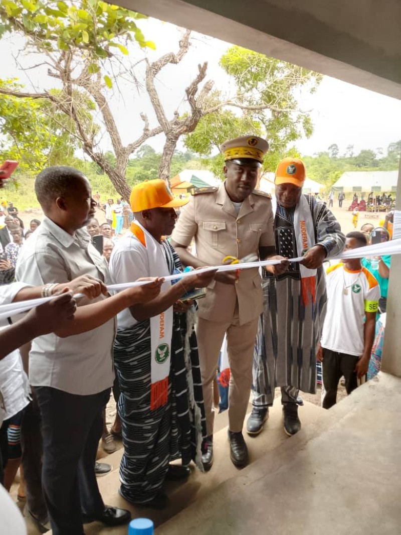 Lors de l'inauguration des infrastructures, la mutuelle a fait quelques doléances aux autorités administratives. (Ph: Dr)