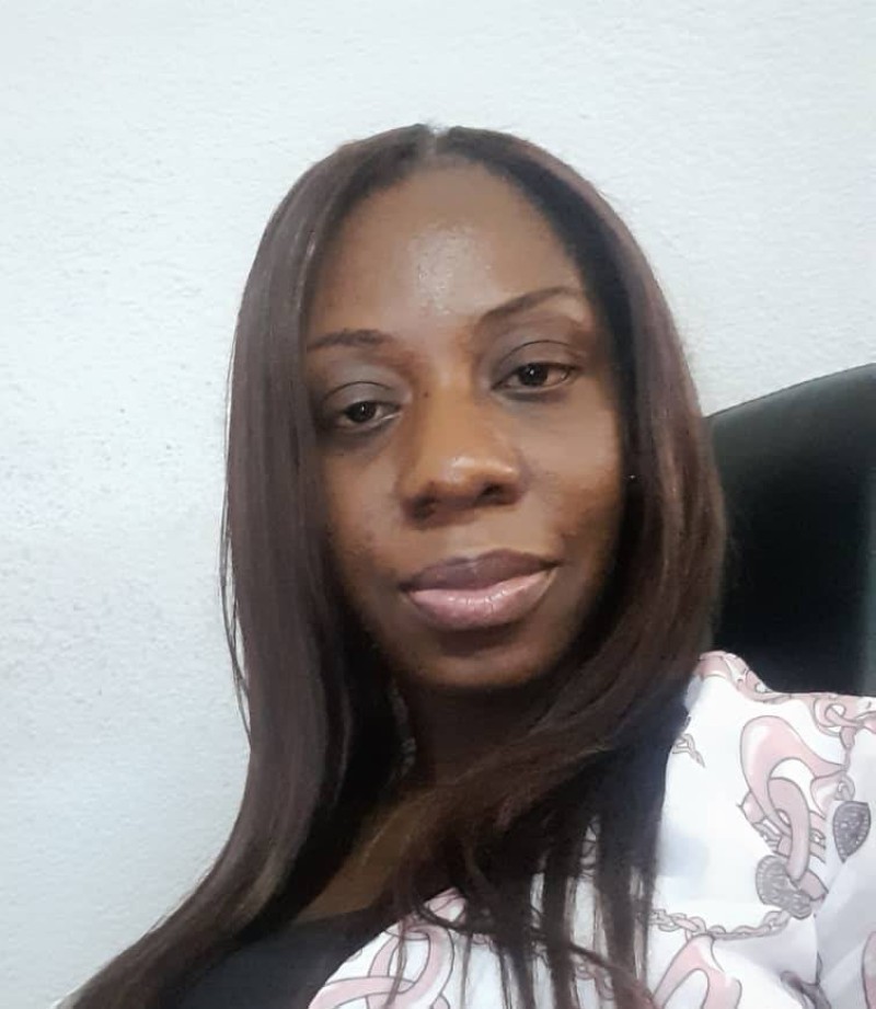 Mme Drogon flora Adji Coordinatrice Générale et l'initiatrice du programme Filles d'aujourd'hui, Femmes de demain