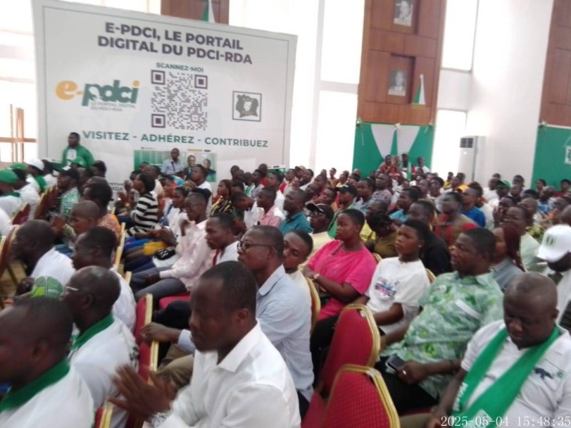 La jeunesse du Pdci-Rda est mobilisée. (Ph: Dr)