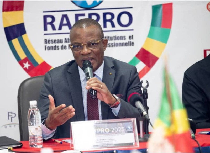 Le président du Rafpro Philippe N’Dri a traduit sa gratitude à ses pairs pour la réussite de l'événement. (Ph: Dr)
