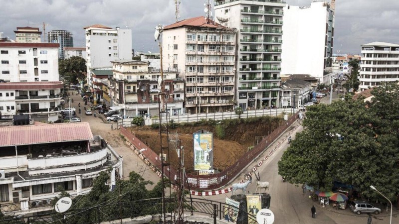 Vue de Conakry (illustration). AFP - JOHN WESSELS