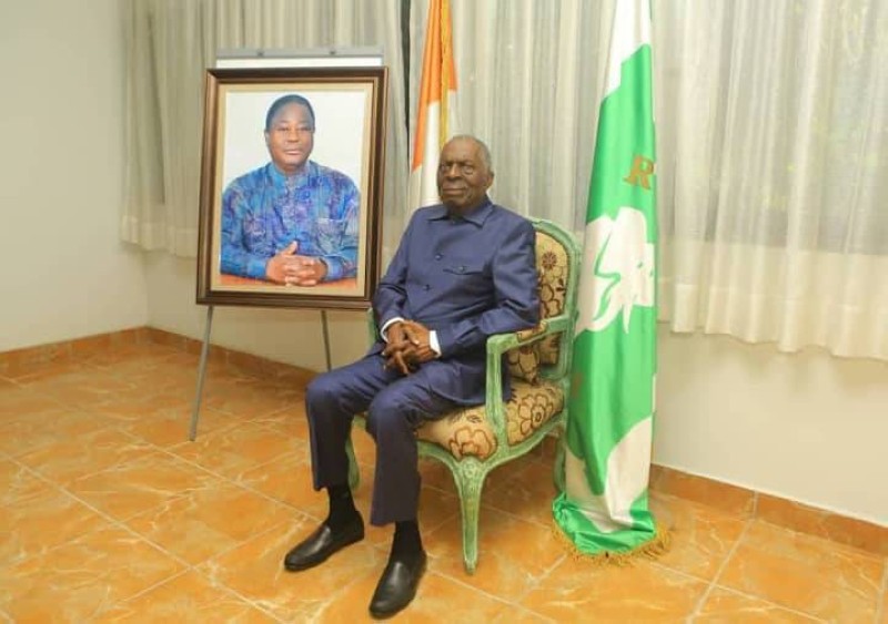 Le doyen Cowppli-Bony, ancien président honoraire du Pdci-Rda. (Dr)