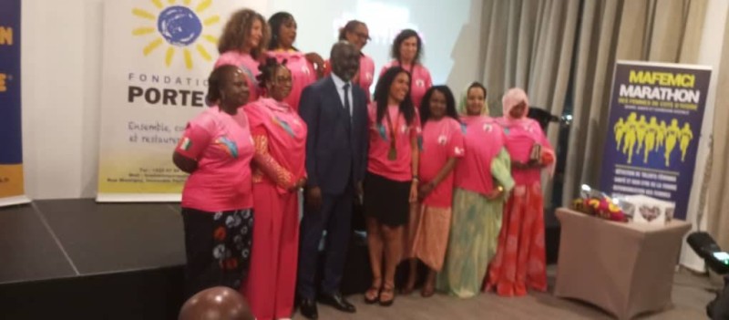 La lutte contre le cancer du sein, une priorité pour Marie-Pierre Koudou. (Ph: Dr)