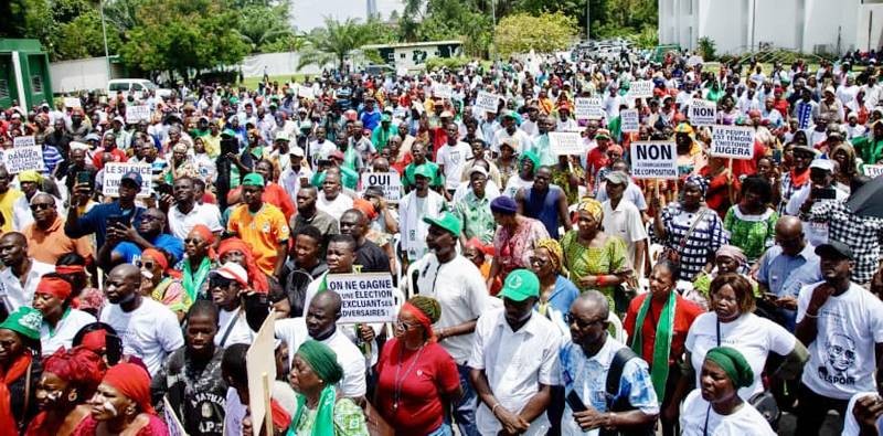 Des militants et sympathisants du Pdci-Rda se sont déplacés à la Maison du parti à Cocody. (Ph: Dr)