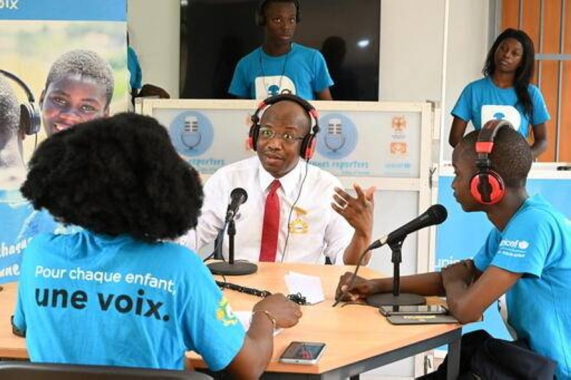directeur régional de l'Unicef, Gilles Fagninou. (Ph: Dr)
