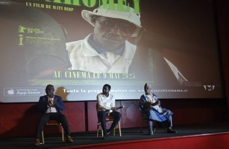 La projection du film Dahomey, le 9 mai 2025