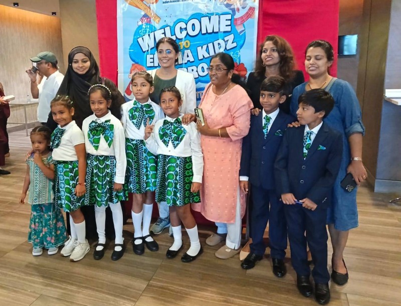 Les enfants étaient heureux de participer à cette initiative qui prône l'excellence. (Dr)