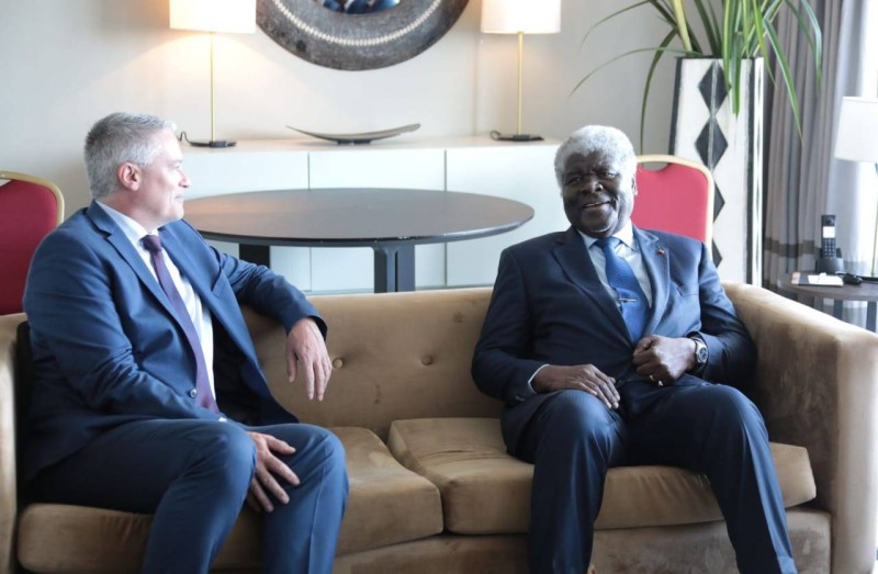 Mathias Cormann, secrétaire général (Ocde) a échangé avec le Premier ministre. (photos : dr)
