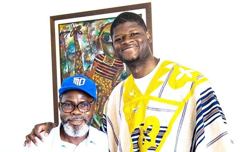 Ancien président de la Fibb, Mahama Coulibaly a reçu avec plaisir la star de la Nba. (Ph: Dr)
