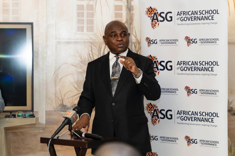 Le Professeur Kingsley Moghalu, président de l’Asg, ancien vice-gouverneur de la Banque centrale du Nigéria. (DR)